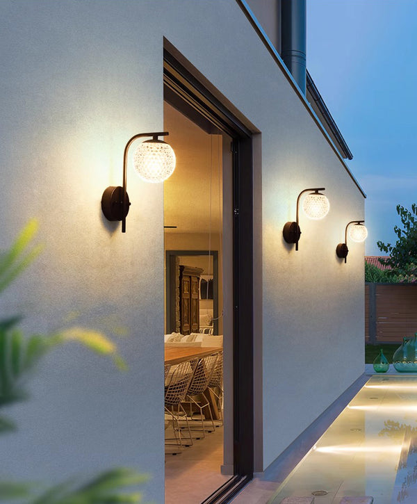 Outdoor courtyard walkway waterproof wall light