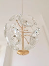 Nordic light luxury crystal bedroom bedside small chandelier