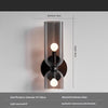 Nordic creative double head glass bedroom corridor wall lamp