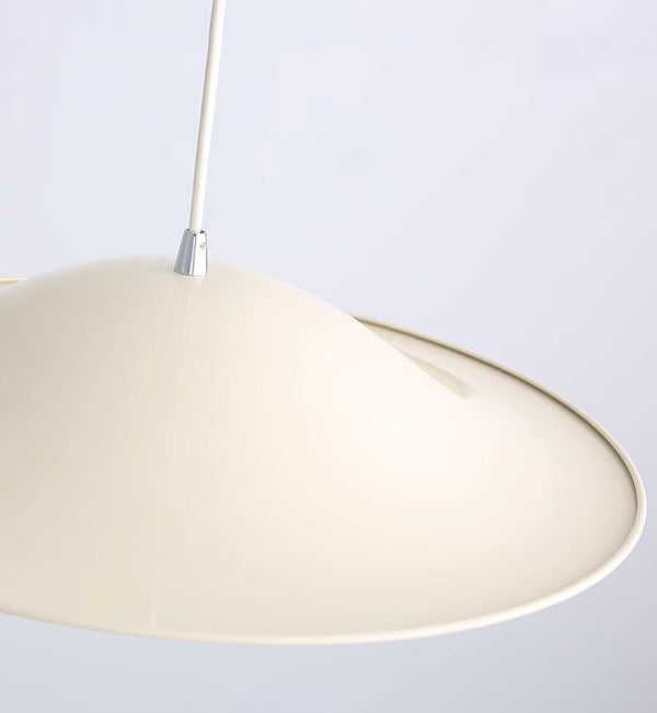 Cream style glass dining pendant light
