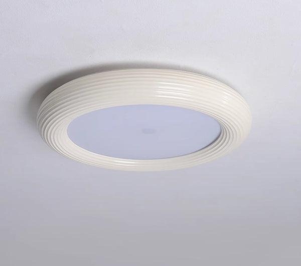 Plafonnier de chambre en résine de style crème