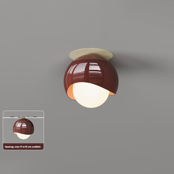 Deckenlampe im französischen Cremestil für den Flur