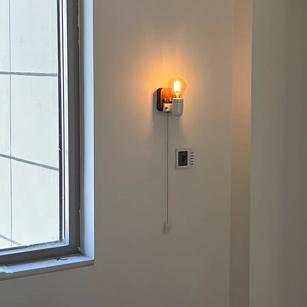 Applique murale de chevet rétro en céramique pour couloir