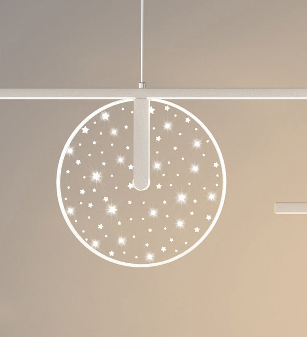 Lustre de table à manger créatif en forme d'étoile