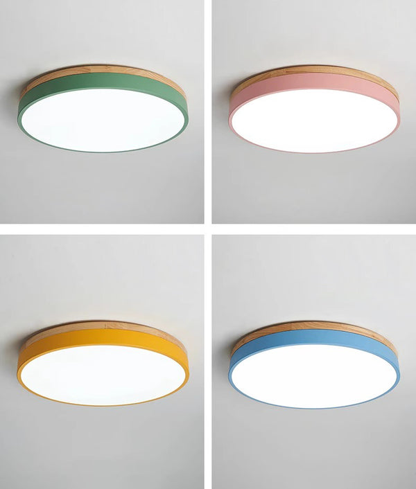 LED-Deckenleuchte Macaron für Schlafzimmer