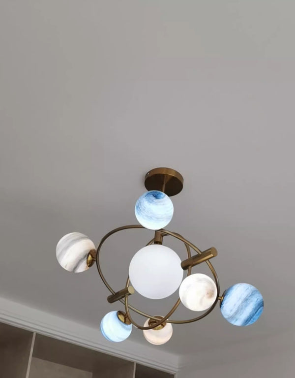 Lustre créatif nordique planète