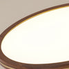 LED-Deckenleuchte aus Walnussholz