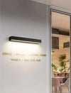 Nordic creative long strip LED outdoor wall light