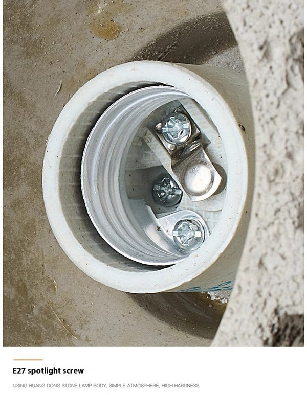 Lustre de restaurant de chevet de chambre à coucher de style wabi-sabi