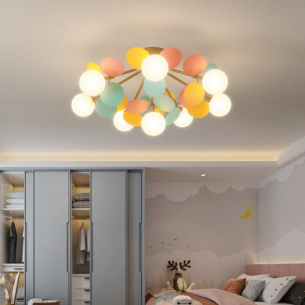 Lustre créatif Macaron pour chambre d'enfant