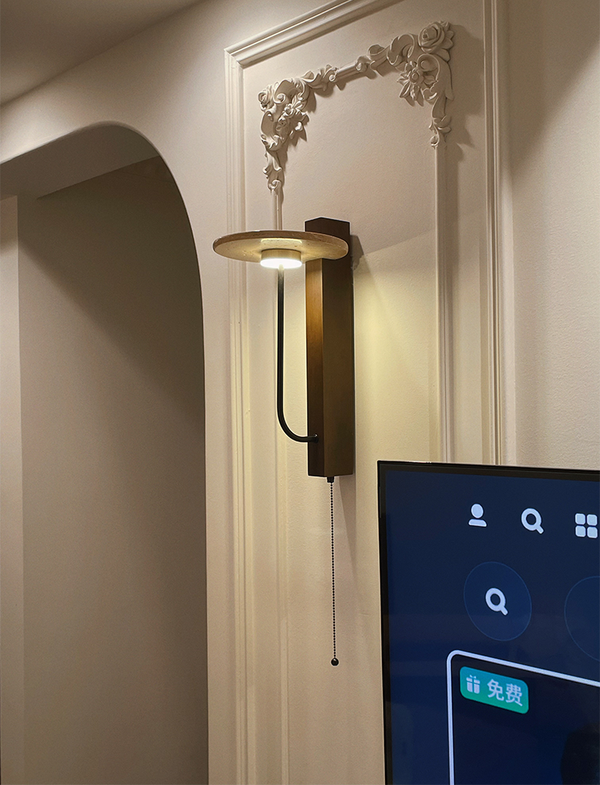 Japanese style retro bedside wall lamp
