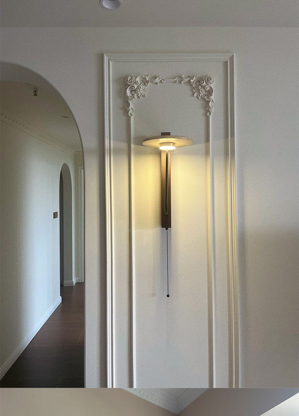 Japanese style retro bedside wall lamp