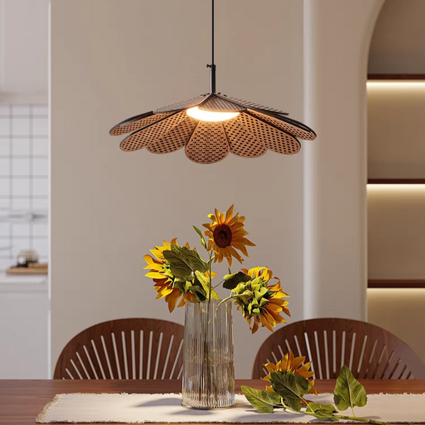 Bamboo Petal Chandelier