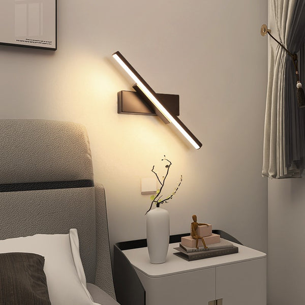 Minimalistische LED-Wandleuchte fürs Schlafzimmer