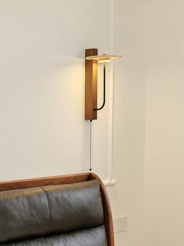 Japanese style retro bedside wall lamp