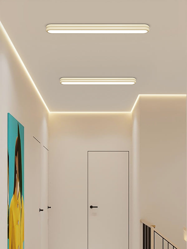 Deckenlampe im cremefarbenen Stil für den Flur