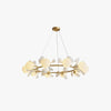 French creative ginkgo leaf living room chandelier