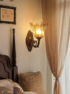 Creative retro bedroom bedside aisle wall lamp