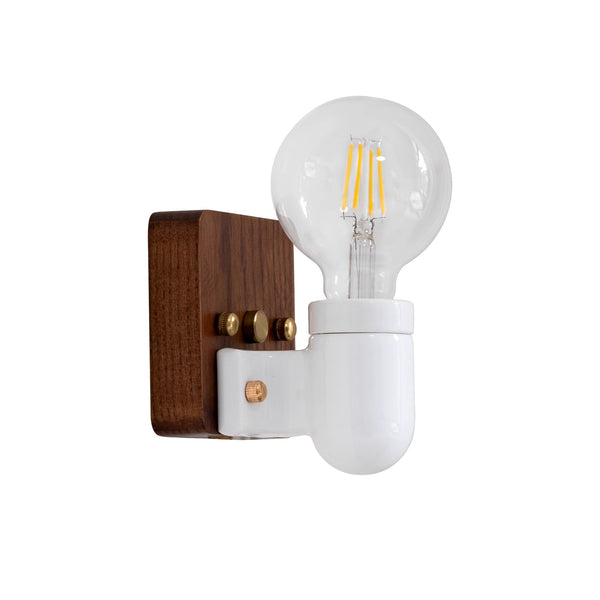 Applique murale de chevet rétro en céramique pour couloir