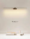 Simple LED retractable mirror front wall lamp