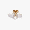French retro petal corridor balcony ceiling lamp