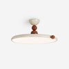 Cream style flying saucer bedroom ceiling lamp
