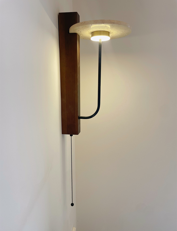 Japanese style retro bedside wall lamp