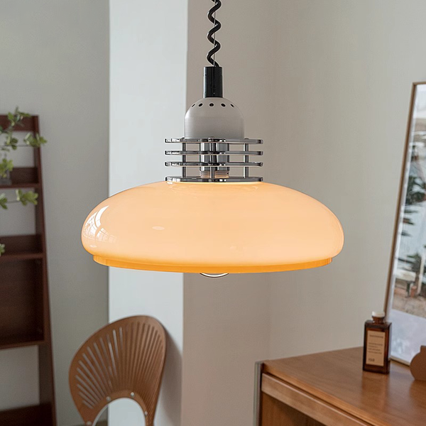 Versenkbare Pendelleuchte aus Glas für den Esstisch