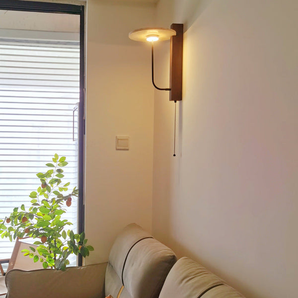 Japanese style retro bedside wall lamp