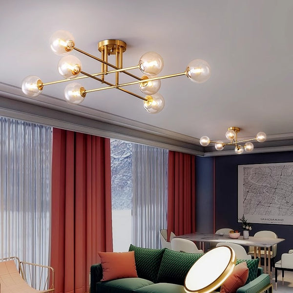 Nordic simple magic beans chandelier