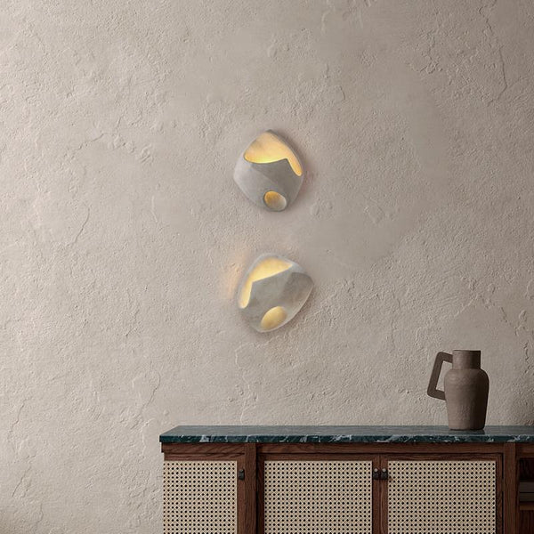 Wabi-sabi style wall lamp