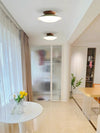 Japanese style bowl ceiling lamp