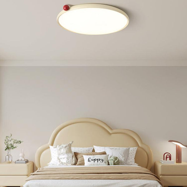 Cream style small milk bean ceiling lamp