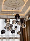 Lustre design en lave