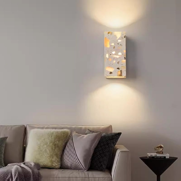 Japanese style wabi-sabi bedroom wall lamp