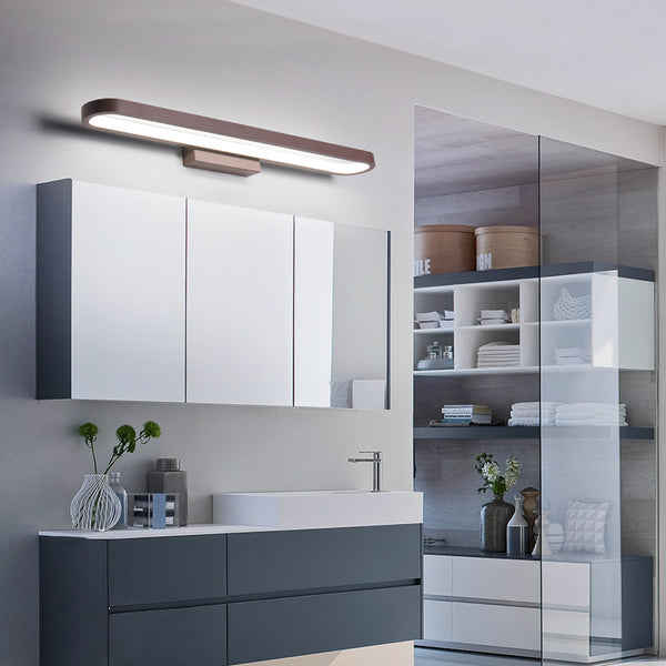 Applique murale simple à LED en aluminium avec miroir