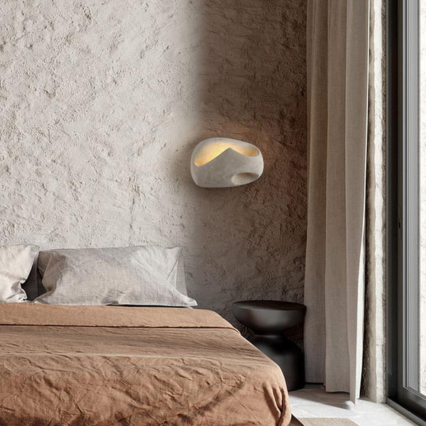 Wabi-sabi style wall lamp