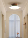 Japanese style bowl ceiling lamp