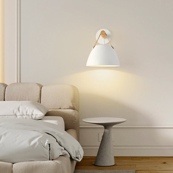 Lampe murale simple de chevet de chambre à coucher