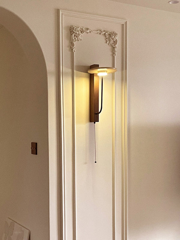 Japanese style retro bedside wall lamp