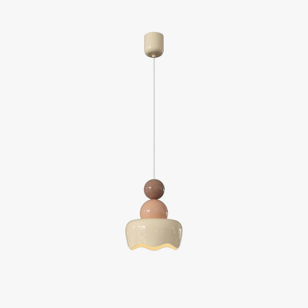French cream style bedside small chandelier