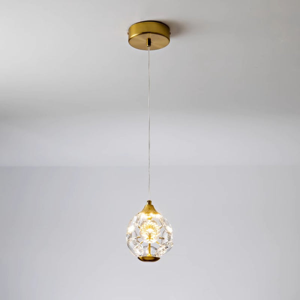 Nordic light luxury crystal bedroom bedside small chandelier