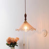 Retro tea-colored glass dining room bedroom chandelier