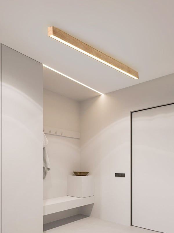 Lange Deckenlampe im japanischen Stil