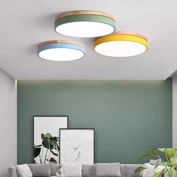 LED-Deckenleuchte Macaron für Schlafzimmer