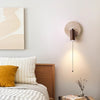 Yellow Travertine Antique Bedside Wall Lamp