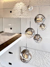 Lustre design en lave