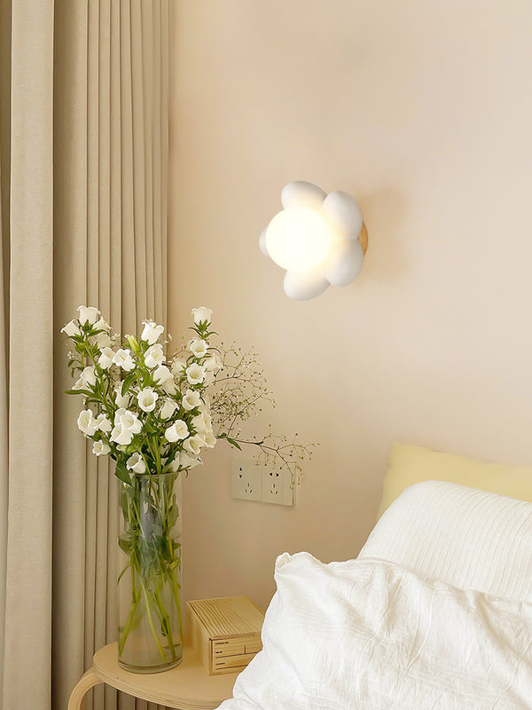 Applique murale à fleurs