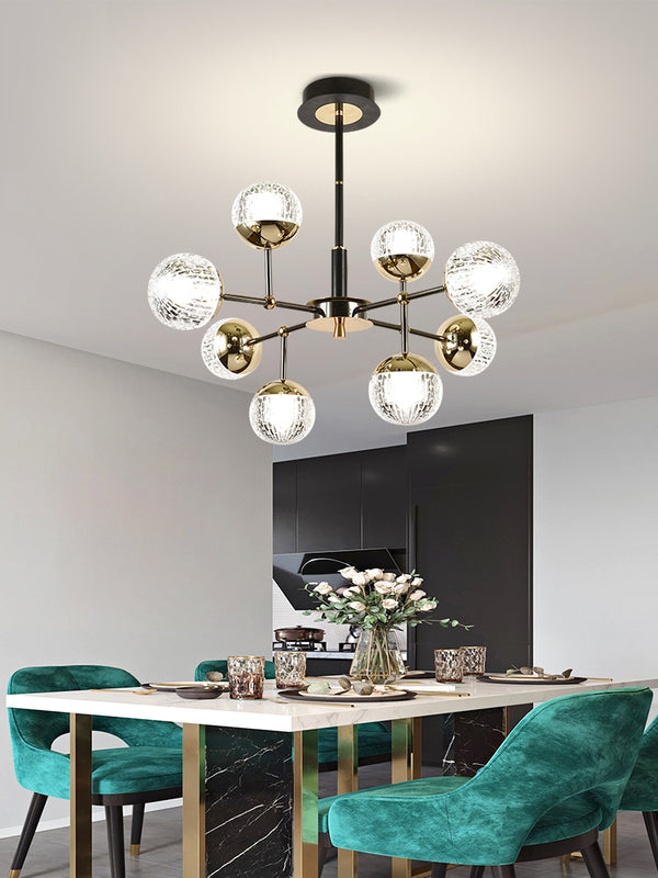 Light luxury spherical magic bean chandelier