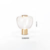 Creative glass bedside table lamp
